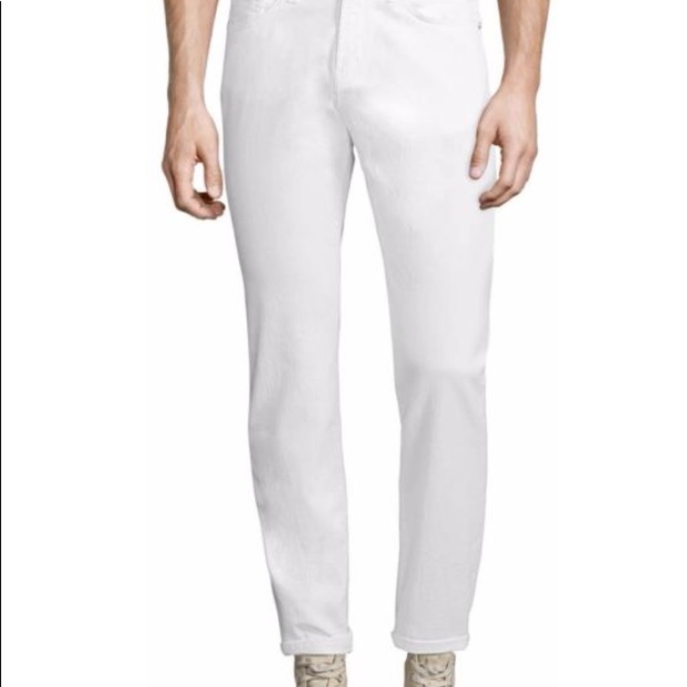 NWT J BRAND KANE STRAIGHT LEG SZ 38 in WHITE